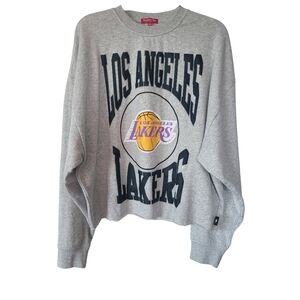 Los Angeles Lakers 3.0 Logo Lightweight Pullover Sweatshirt Large